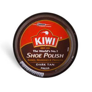 Shoe Polish Dark Tan Leather 15g(kiwi)